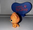 Rare Authentic Littlest Pet Shop Lps  2603 Orange Cat Kitten Green Dot Eyes Euc