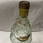 Vintage 13   fish Sculptured Shaped Light Green Glass Wine Bottle Empty Pescevino