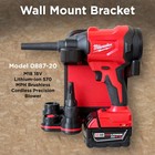 Wall Mount For Milwaukee Precision Blower     Model 0887-20