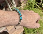 Navajo Vintage Sterling Silver   Turquoise Bracelet 