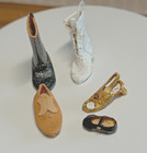 Dollhouse Miniature Artist Sylvia Rountree Shoe Repair Shop 5 Shoes 1 12