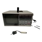 General Electric  Portable Tv 5 Inch Am fm Radio Model No  7-71508 Vtg Works