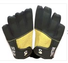 Kotc Pro Elite S 23 Wallball   Handball Gloves Black   Yellow Padded Palms