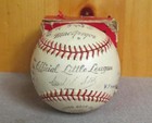 Vintage Macgregor Official Little League Leather Game Baseball B76c W box Signed
