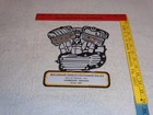 Vintage 1941 Harley Davidson Motorcycle Sales Porcelain Metal Gasoline Oil Sign 