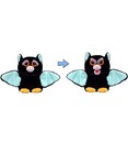 Feisty Pets Uptight Ursula Bat Plush Figure New In Stock