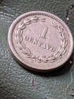 1889 El Salvador One Centavo 