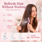 2-in-1 Hair Brush With Water Spray Mister - Detangling Brush With Built-in Spray