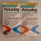 Pataday Extra Strength Eye Drops     4 Twin Packs  8 Bottles      Exp 01 2027