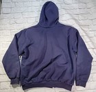 Carhartt Hooded Jacket Sz Large Blue Full Zip Parka Hoodie Ranch Work Thermal