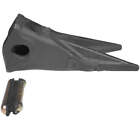 Titan Attachments Set Of  3  23wtl Bucket Twin Tiger Tooth Assembly
