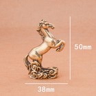 2pcs Brass Horse Statue Vintage Animal Figurine Miniature Tea Pet Ornament Craft