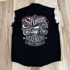 Sturgis Cut Off Button Shirt Men   s Xl Black Hills Rally 2019