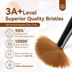 Saviland 3pcs Acrylic Nail Brush Set  Size 8 10 14 1a-size 8 10 14  1a-white