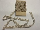 4 Yards Off White Ecru Handmade Tatted Cotton Lace Trim  Edging  Co  603