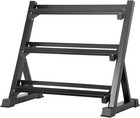 Dumbbell Rack 3 Tier Solid Steel Weight Rack Holder 1000lbs Capacity Quick Rack