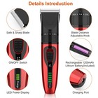 Professional Pet Dog Grooming Clippers Kit Rechargeable Cat Hair Trimmer Scissor