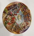 Vtg Springbok Circular Puzzle Old English Inns 500 Pcs  1 Pc Missing  Round