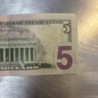 2021     5 five Dollar Bill  Star Note    Ink Transfer Error    replacement    Very Rare