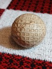 Vintage Antique Mesh Square Zip Golf Ball    Stamped  herbert Goddard 
