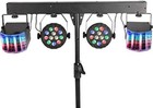 Portable Rgb Wash Light With Separate Stand Wireless Remote For Mobile Dj Party
