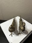 2 Vtg Silver Tone silverplated    Pheasant Couple 11  Long