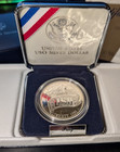 1991 Uso Silver Dollar Proof     Commemorative Coin     Complete W  Coa And Case     