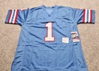 Jsa   Beckett Coa Houston Oilers Warren Moon Autographed Jersey Nfl Hof Signed 