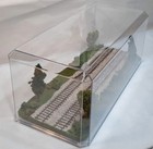 Ho Scale 16  Double Track  summer Scene  -display Case - For Any Ho Trains