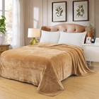 Polar Fleece Blankets King Size For The Bed Extra Soft Brush Fabric Super War   