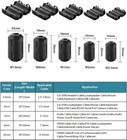 Ring Core Ferrite Bead Clamp Choke Coil Rfi Emi Noise Filter Cable Clip 10 Pcs