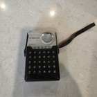 Vintage 10 Transistor Merc Radio With Leather Case  Tested  Works