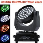 648w Zoom Wash Moving Head Light Dj Stage Beam Lighting Rgbwa uv 36x18w Led Dmx