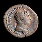 Hadrian Ar Denarius 121-123 Ad Rome Roma Ancient Roman Silver Coin