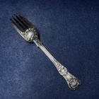 Tiffany English King Sterling Silver 6  Pastry Fork - Mono