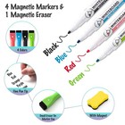 2-pack Magnetic Dry Erase Board Sheet For Refrigerator  12 x8  12 x8   White