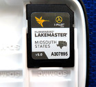 Hummingbird Lakemaster Mapping Card Midsouth States Lakes In Carrying Case