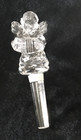 Angel Bottle Stopper Mikasa Austria Lead Crystal Wine Stop Cherub W  Accordion