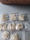 This Is A Set Of Natural-colored  Full-cover Artificial Nail Tips Coffin Point 