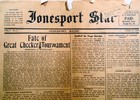 Jonesport Star  February 18  1930 - Great Checker Tournament  Spelling Be Sucess