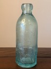 Antique Aqua K c Embossed Medicine Bottle C1895 Mouth Blown Pharmacy Apothecary