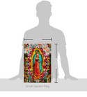 Our Lady Of Guadalupe Garden Flag Set Wall Holder Religious Faith Hope Grace    