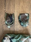 Usgi M81 Woodland Camo Pouch Lot Canteen Sustainment Double Mag Gren de  