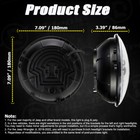 7  Led Headlights Halo Fog Lights Combo Kit For 2007-2017 Jeep Wrangler Jk Jku