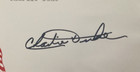 Charlie Duke Nasa Astronaut Apollo 16 Autographed Signed Card Moon Landing
