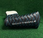 New - Ping Scottsdale Black white blue Magnetic Blade Putter Headcover