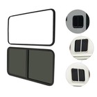 Rv Sliding Window Tempered Glass Alloy Frame 8 Drainage Grooves 2-6mm 48-55mm