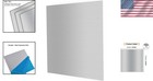 Flat 6061 T651 Aluminum Sheet - 12x12  Protective Film Covered  Versatile Use