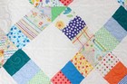 New Handmade Baby Boy Quilt   Cross Walks