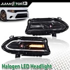 Fit For Dodge Charger 2015-2021 2022 Halogen Headlights Lamps Right   Left Side